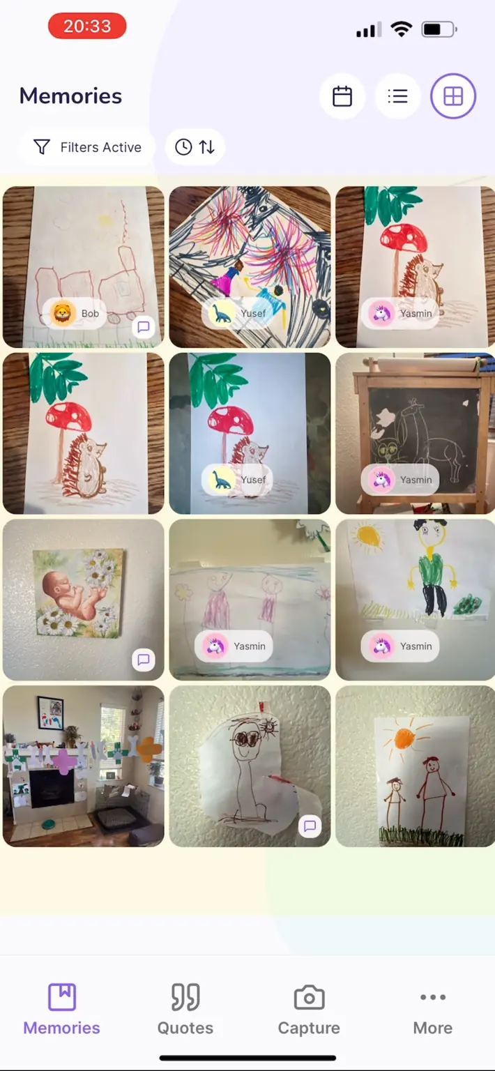 Enjoy Your Memories In Grid View